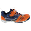 Picture of TSUKIHOSHI 4810 MAKO Strap-Closure Machine-Washable Youth Athletic and Running Shoe with Wide Toe Box and Slip-Resistant, Non-Marking Outsole - Orange/Navy, 1.5 Little Kid (4-8 Years) - Size: 1.5 Little Kid