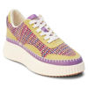 Picture of Coconuts by Matisse Womens Go to Platform Lace Up Sneakers Shoes Casual - Purple, Yellow - Size 5.5 M - Size: 5.5