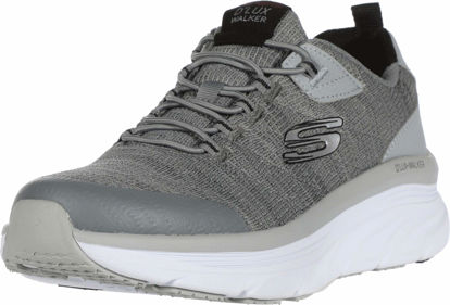 Picture of Skechers Men's D'lux Walker Pensive Oxford, Gray/Black, 7.5 4E US - Size: 7.5 4E US