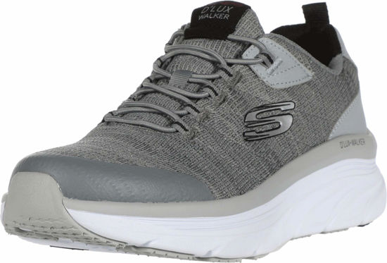 Picture of Skechers Men's D'lux Walker Pensive Oxford, Gray/Black, 7.5 4E US - Size: 7.5 4E US