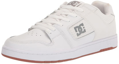 Picture of DC Men's Manteca 4 Casual Skate Shoe, White/Battleship/White, 7.5 - Size: 7.5