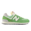 Picture of New Balance Unisex 574 V2 70s Racing Sneaker, Chive/Sea Salt, 9 US Men - Size: 10.5 Wide Women/9 Men