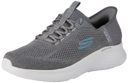Picture of Skechers Men's Skech-Lite Pro Primebase Hands Free Slip-in Sneaker, Charcoal/Blue, 10 - Size: 10