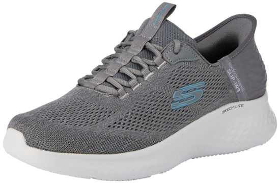 Picture of Skechers Men's Skech-Lite Pro Primebase Hands Free Slip-in Sneaker, Charcoal/Blue, 10 - Size: 10
