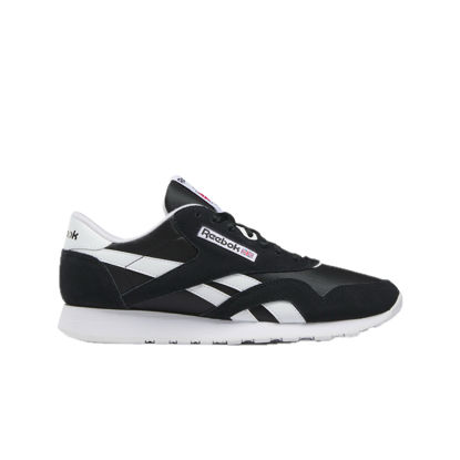 Picture of Reebok Men's Classic Nylon Sneaker, Black/White, 11.5 - Size: 11.5
