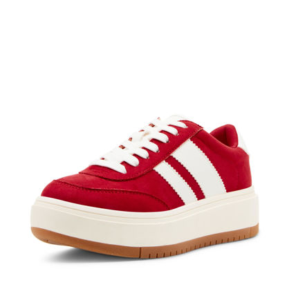 Picture of Madden Girl Women's Navida Sneaker, Red/White, 10 - Size: 10