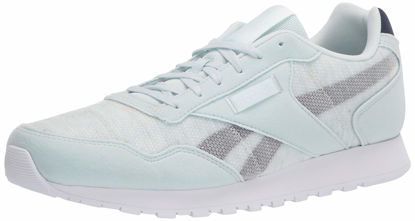 Picture of Reebok Men's Classic Harman Run Sneaker, Chalk Blue/Vector Navy/White - Size: 9.5