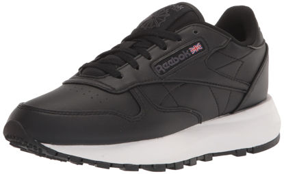Picture of Reebok Women's Classic Leather SP Sneaker, Vegan Collection/Black/Pure Grey, 5.5 - Size: 5.5