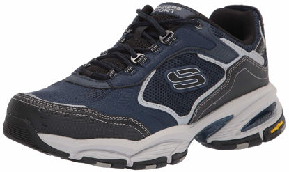 Picture of Skechers Men's Oak Canyon Redwick Trainers, Navy/Black, 11.5 Wide - Size: 11.5 Wide