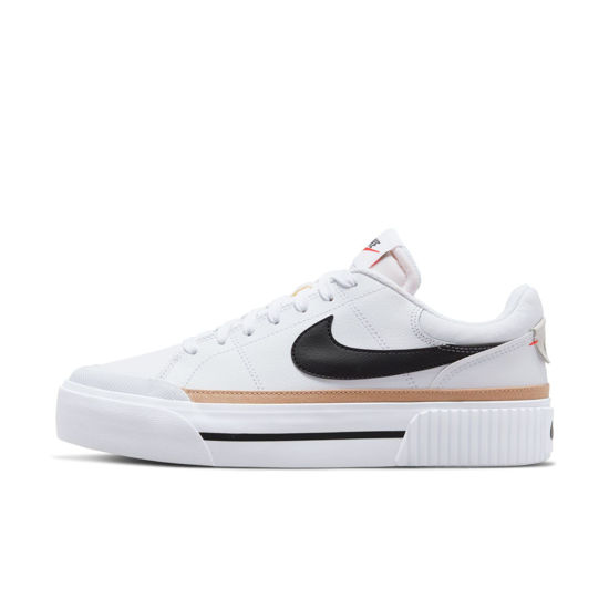 Picture of NIKE Women's Sneaker, White Black Hemp Team Orange, 6 AU - Size: 6