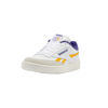 Picture of Reebok Men's Club C Sneaker, White/Collegiate Gold/Bold Purple, 4.5 - Size: 4.5