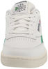 Picture of Reebok Unisex Club C Revenge Sneaker, White/Glen Green/Vector Navy, 5.5 US Men - Size: 7 Women/5.5 Men