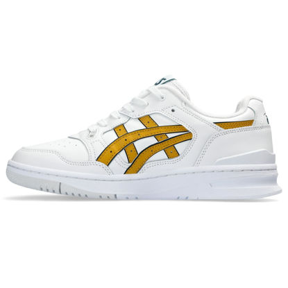 Picture of ASICS Men's EX89 Sportstyle Shoes, 12, White/Mustard Seed - Size: 12