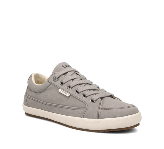 Picture of Taos Moc Star 2 Women's Sneaker - Fresh Canvas Design with Removable Footbed, Arch Support and Durable Lightweight Outsole for All Day Walking and Everyday StyleGrey Distressed 6 M US - Size: 6