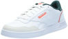Picture of Reebok Unisex Court Advance Sneaker, Footwear White/Collegiate Green/Pump Orange, 12 US Men - Size: 13.5 Women/12 Men