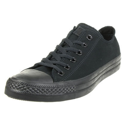 Picture of Converse Chuck Taylor All Star Leather Low Top Sneaker, Black Mono, 9.5 M US - Size: 7.5