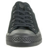 Picture of Converse Chuck Taylor All Star Leather Low Top Sneaker, Black Mono, 9.5 M US - Size: 7.5