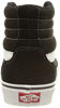 Picture of Vans Men's Hi-Top Trainers Sneaker, Suede Canvas Black White, 8.5 - Size: 8.5