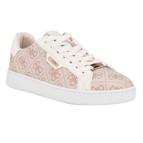 Picture of Guess Women's RENZY Sneaker, Dark Natural 124, 7 - Size: 7
