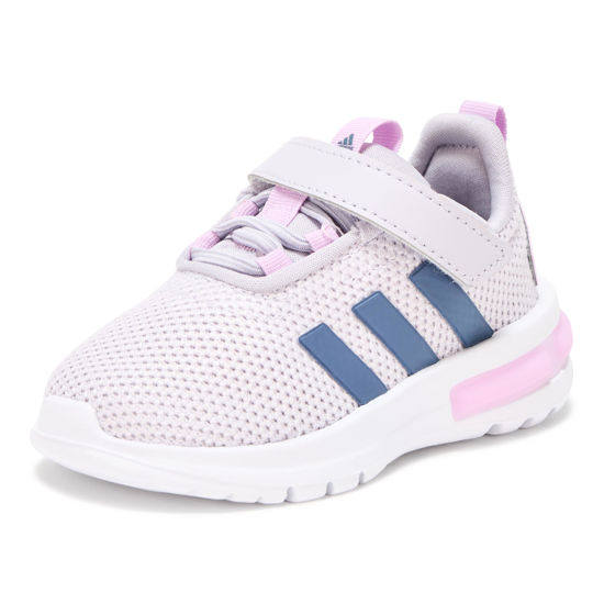 Picture of adidas Baby Racer TR23 Sneaker, Silver Dawn/Preloved Ink/Bliss Lilac, 5 US Unisex Infant - Size: 5 Infant