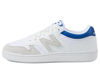 Picture of New Balance Unisex-Adult BB480 V1 Sneaker, White/Atlantic Blue, 7 - Size: 8.5 Wide Women/7 Men