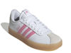Picture of adidas Women's VL Court 3.0 Sneaker, White/Bliss Pink/Gum, 11 - Size: 11