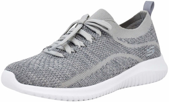 Picture of Skechers Women's Ultra Flex Statements Light Grey Sneaker 10 M US - Size: 10