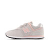 Picture of New Balance Girls 574 Core Hook and Loop Sneaker, Rain Cloud/Pink Haze, 12 Wide Little Kid - Size: 12 Wide Little Kid