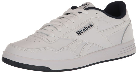 Picture of Reebok Unisex Court Advance Sneaker, Footwear White/Vector Navy/Footwear White, 9.5 US Men - Size: 11 Women/9.5 Men