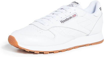 Picture of Reebok Women's Classic Leather Sneaker, Vegan/Chalk/Pure Grey/Taupe, 6 - Size: 6