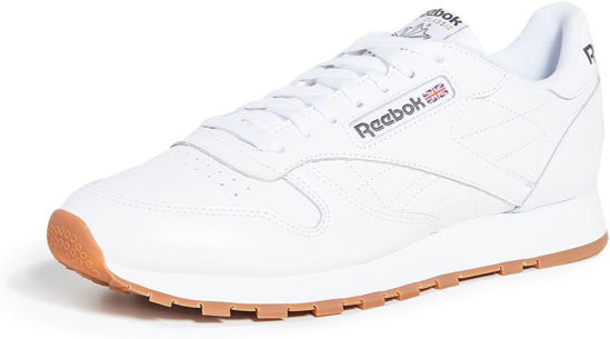 Picture of Reebok Women's Classic Leather Sneaker, Vegan/Chalk/Pure Grey/Taupe, 6 - Size: 6