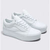 Picture of Vans Women's UA Old Skool Stackform Sneakers, True White, 9 Medium US - Size: 9 Women/7.5 Men