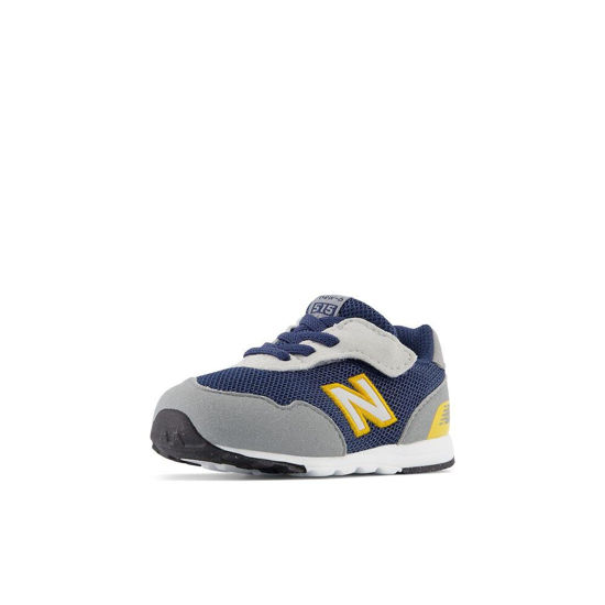 Picture of New Balance Boy's 515 V1 New-b Hook and Loop Sneaker, Nb Navy/Slate Grey, 5 Toddler - Size: 5 Toddler