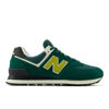 Picture of New Balance Unisex 574 V2 Varsity Suede Sneaker, Marsh Green/Marshland/New Spruce, 8 US Men - Size: 9.5 Wide Women/8 Men