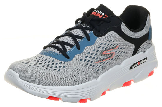 Picture of Skechers Men's Go Run 7.0 Sneaker, Gray/Multi, 8.5 - Size: 8.5