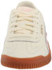 Picture of PUMA Womens Club 5v5 Sneaker, Warm White-Whisp of Pink-PUMA Womens Gold, 8.5 - Size: 8.5