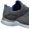 Picture of Skechers Women's Summits-Quick Getaway Sneaker, Charcoal/Purple, 5 Wide - Size: 5 Wide