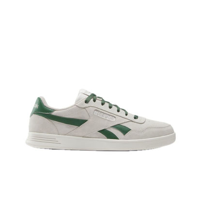 Picture of Reebok Unisex Court Advance Sneaker, Chalk/Chalk/Escape Green, 8.5 US Men - Size: 10 Women/8.5 Men