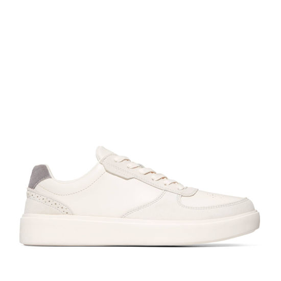 Picture of Cole Haan Men's Grand Crosscourt Transition Sneaker, Ivory/Silver, 12 - Size: 12