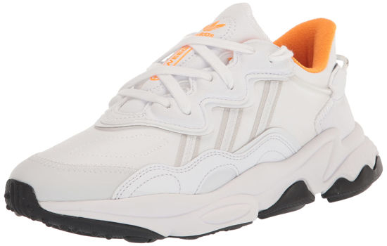 Picture of adidas Originals Men's Ozweego Sneaker, White/Grey One/Orange Rush, 5 - Size: 5