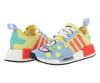 Picture of adidas NMD_R1 GS Boys Shoes Size 5.5, Color: Sand/Bright Coral/Clear Sky-Yellow - Size: 5.5 Big Kid