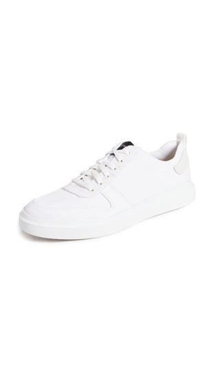 Picture of Cole Haan mens Grandpro Rally Canvas Court Sneaker, Optic White Canvas, 9 Wide US - Size: 9 Wide