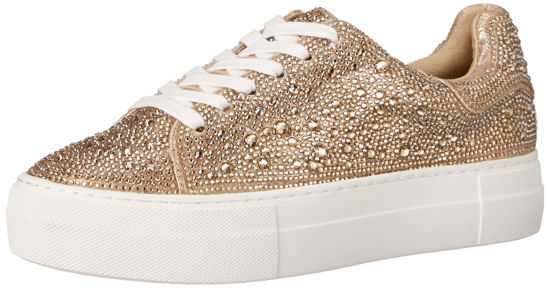 Picture of Betsey Johnson Women's Sidny Sneaker, Light Gold, 10 - Size: 10