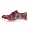 Picture of Twisted X Women's Hooey Loper Shoes Moc Toe Multi 6 M Red - Size: 6