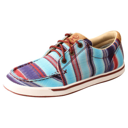 Picture of Twisted X Women's Multi-Color Hooey Loper Casual Sneakers, Blue Multi, 11 M - Size: 11