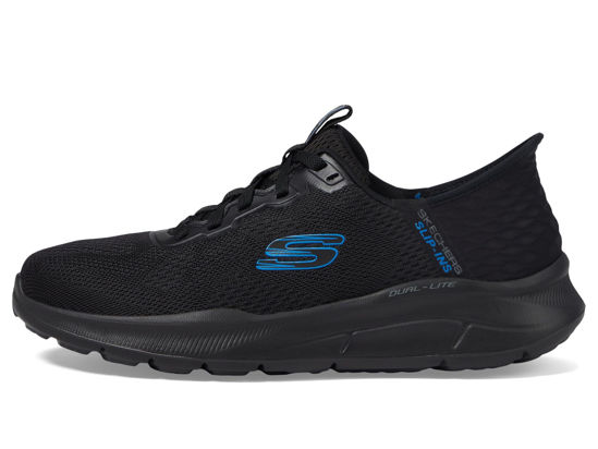 Picture of Skechers Men's Equalizer 5.0 Standpoint Slip-in Sneaker, Black/Blue, 11 - Size: 11