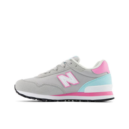 Picture of New Balance 515 V1 Lace-up Sneaker, Raincloud/Reflection/Signal Pink, 2 US Unisex Little Kid - Size: 2 Little Kid