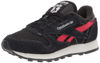 Picture of Reebok Unisex Classic Leather x Club C 85 Sneakers for Men and Women, Human Rights Now Black/Vector Red/Gold Metallic, 9.5 US - Size: 11 Women/9.5 Men