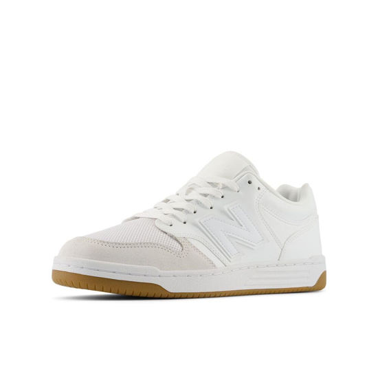 Picture of New Balance Men's 480 V1 Sneaker, White/Reflection, 4 - Size: 4
