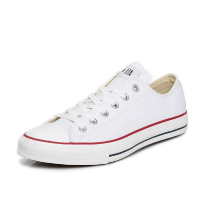 Picture of Converse Chuck Taylor All Star Leather Low Top (White, 9.5 M US Women / 7.5 M US Men) - Size: 9.5 Women/7.5 Men
